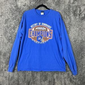 Boise State Broncos Shirt Mens XL Blue NCAA Football WAC Champions Step Ahead
